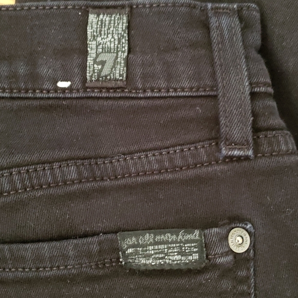 7 For All Mankind The Skinny Crop & Roll Size 28 - Picture 5 of 10